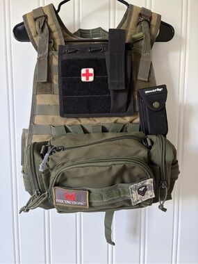 Fox Tactical Modular Plate Carrier Set – US Military Serviceable Tag Small-Med